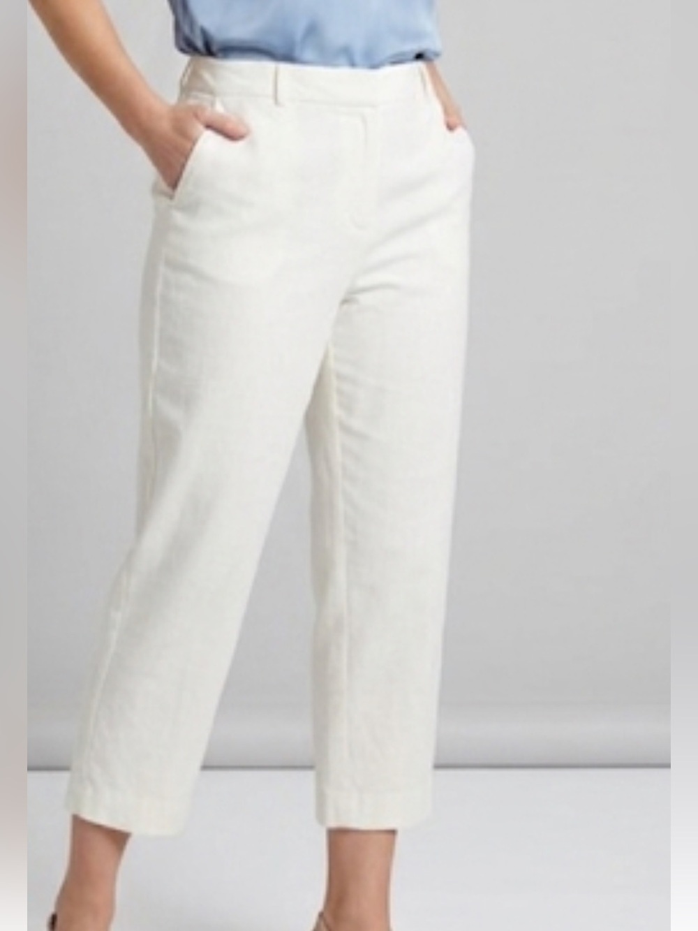Kate Hill Classic White capris sz 12 women’s summer